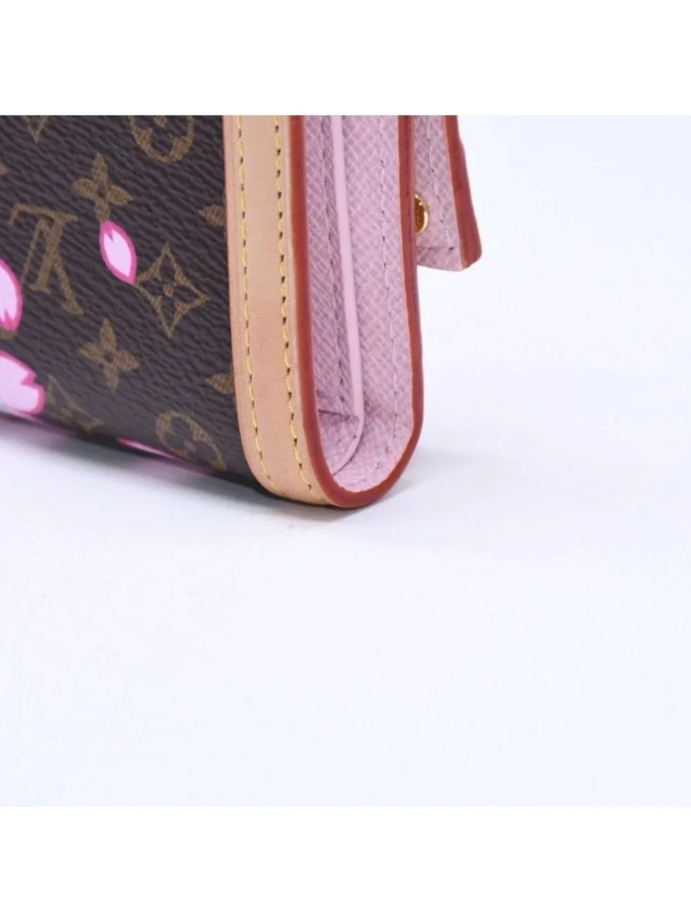 Louis Vuitton Portefeuille Victorine Trifold Wallet Monogram Cherry Blossom